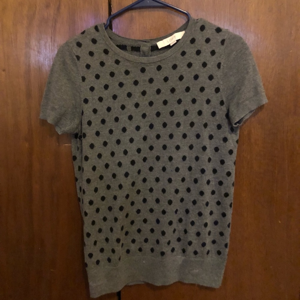 Drop Wasted polka dotted sweater